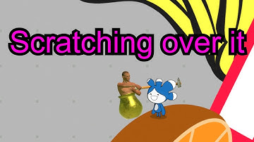 Getting over it but its the scratch version map