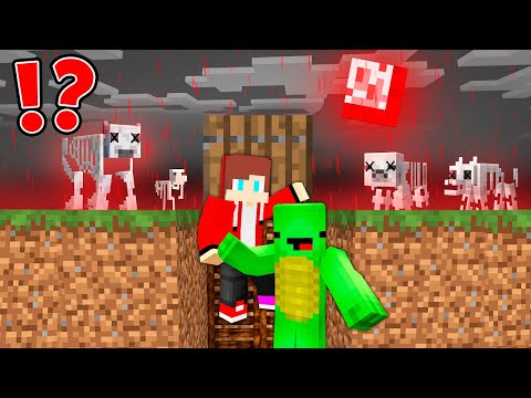Mikey and JJ vs MUTANTS in Minecraft!