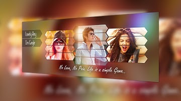 How To Create Stylish Facebook Cover - Photoshop Tutorial