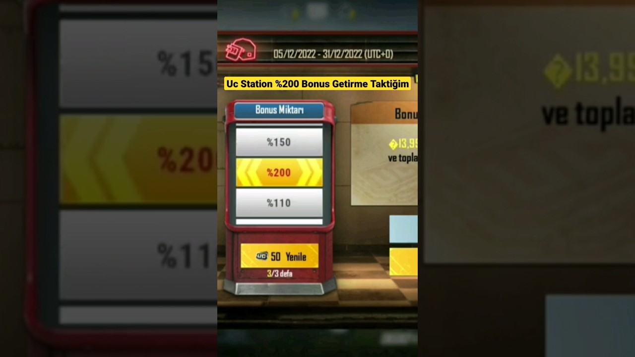 Uc Station %200 Bonus Getirme Taktiği & Uc Station Taktikleri 