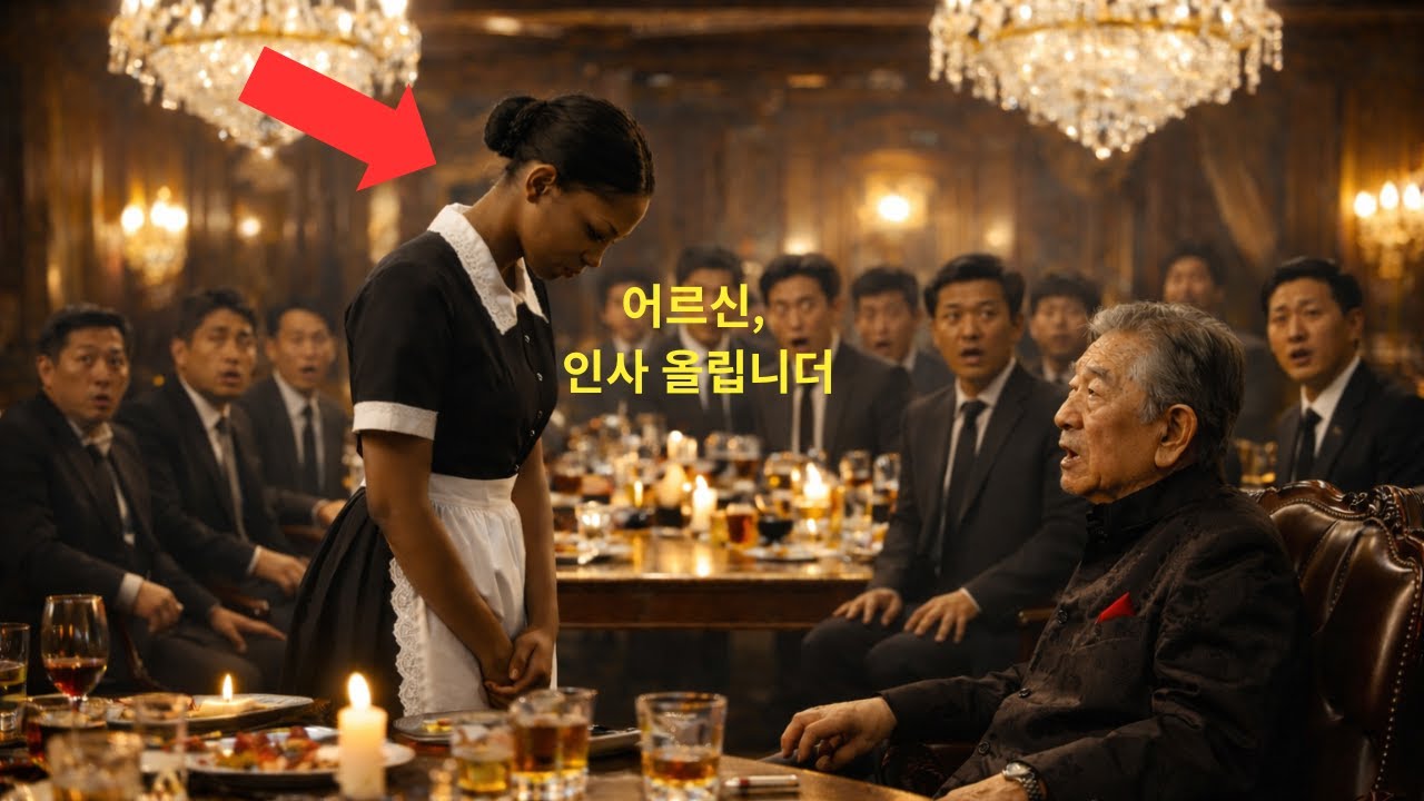 Shy Black Maid Greeted Korean Mafia Boss's Dad—Her Busan Dialect Greeting Had Every Guest Speechless