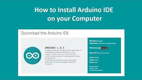How to Install Arduino Software (IDE) on Windows 10