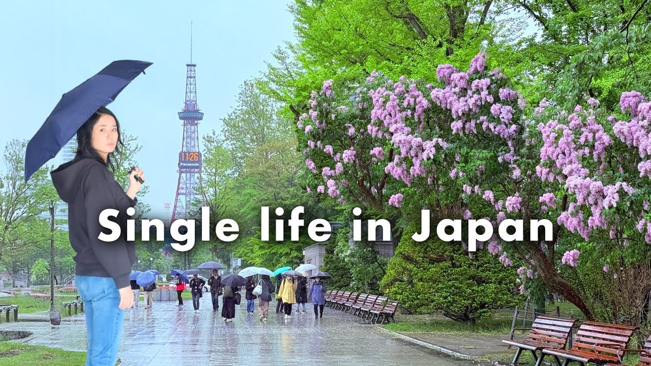 Жить одной в Японии 🇯🇵 Дождь, сирень и тихий уют