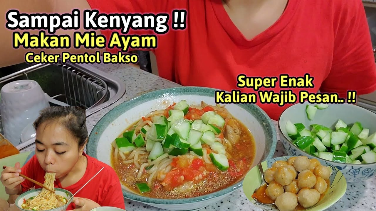 PORSINYA BANYAK ⁉️ Makan Mie Ayam - PentoL Sampai Kenyang