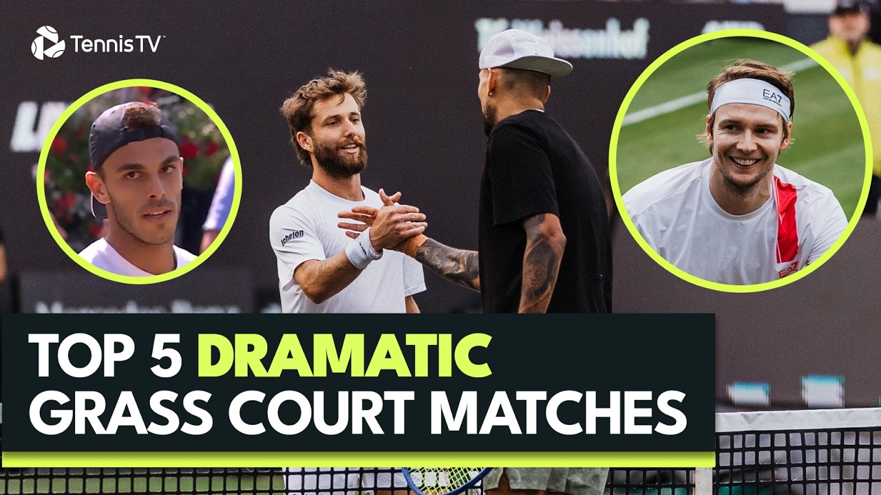 Top 5 DRAMATIC Grass Court Matches In 2026 😳