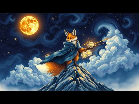 The Fox S Magical Journey To Restore The Night Sky Moon Foxrescue Moonlight