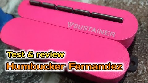 Test & review Sustainer Humbucker Fernandez || order from Portugal 🇵🇹 || sustainer pickup || veyz