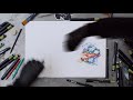 DOES - Sketch Timelapse - 'Adore' - Graffiti