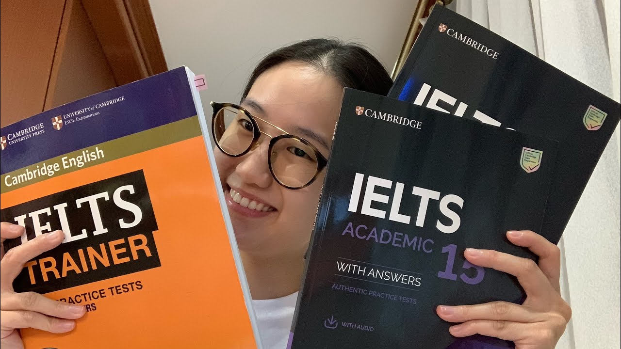 หนังสือ grammar ที่ ดี ที่สุด  New Update  Review หนังสือ IELTS : IELTS trainer VS Cambridge ม่วง