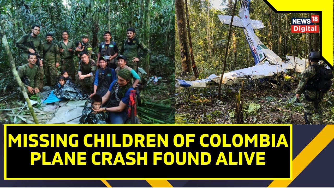 World News: Missing Children Of Colombia Plane Crash Found Alive After ...