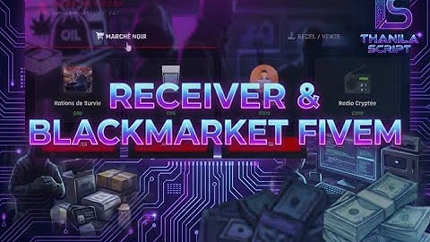 BlackMarket + Reciever script - FiveM