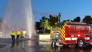 LAFD Sheered Hydrant: Light Force 66