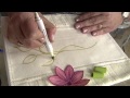 Aprenda a personalizar tecidos com flor em alto relevo!