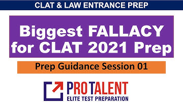 Biggest Fallacy for CLAT 2021 Preparation I Prep Guidance Session 01