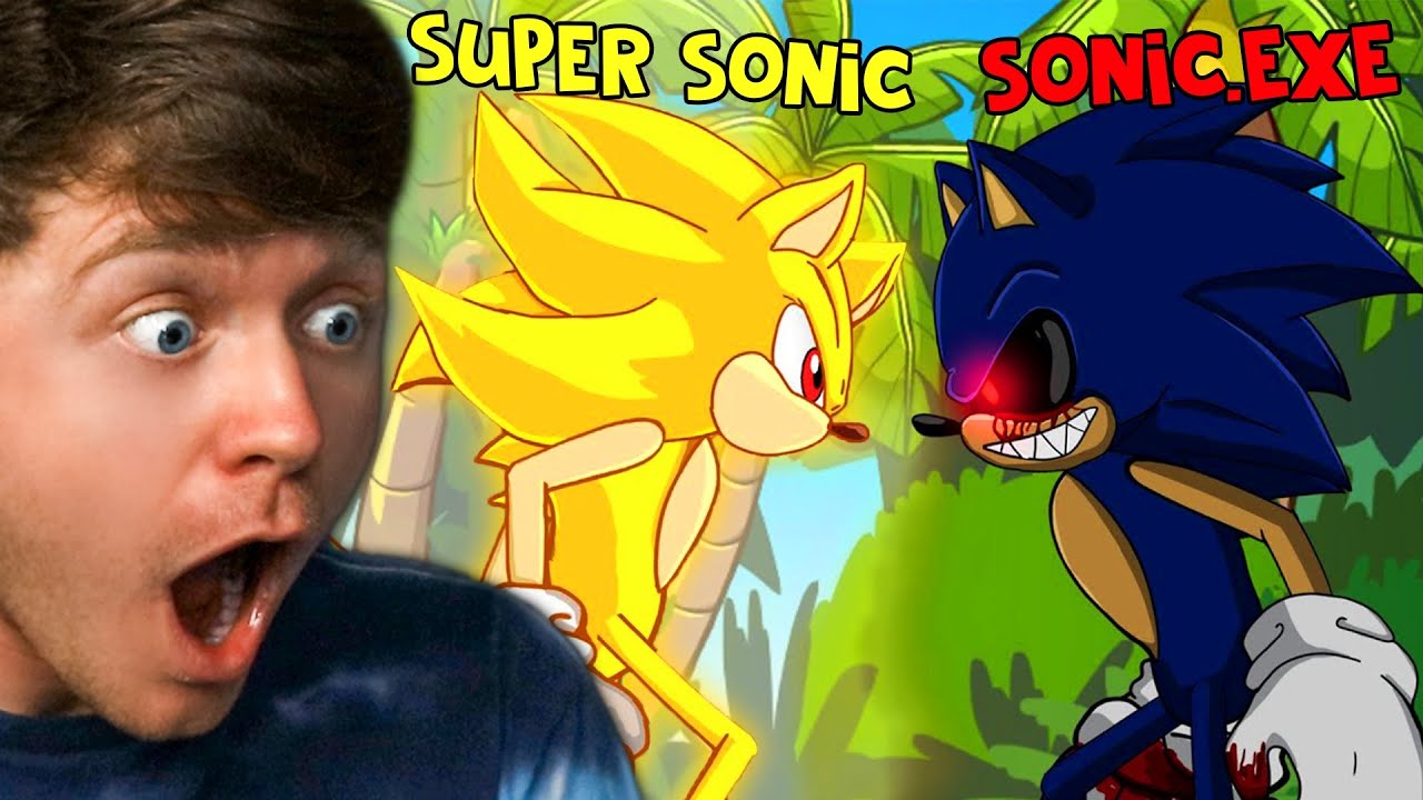 FLEETWAY SUPER SONIC vs SONIC.EXE! (Sonic The Hedgehog Cartoon Rap Battle)