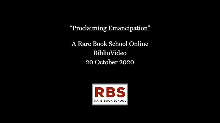 "Proclaiming Emancipation," with John H. Pollack, ...