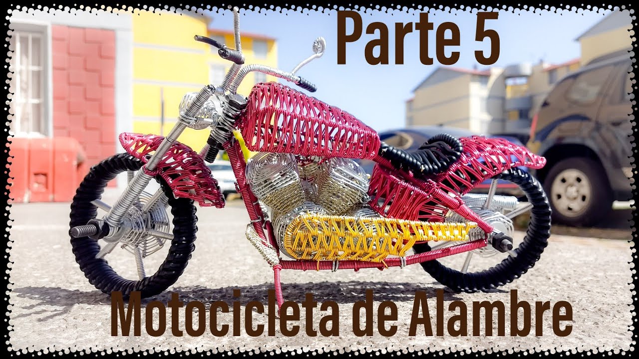 Cómo Hacer una Motocicleta de Alambre Parte 5