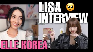 ELLE KOREA LISA INTERVIEW REACCIÓN 😍 | LISA BLACKPINK SPANISH REACTION