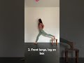 Hip mobility exercises in lunge position #hipmobility #hipopening #frontsplit #middlesplits #yoga
