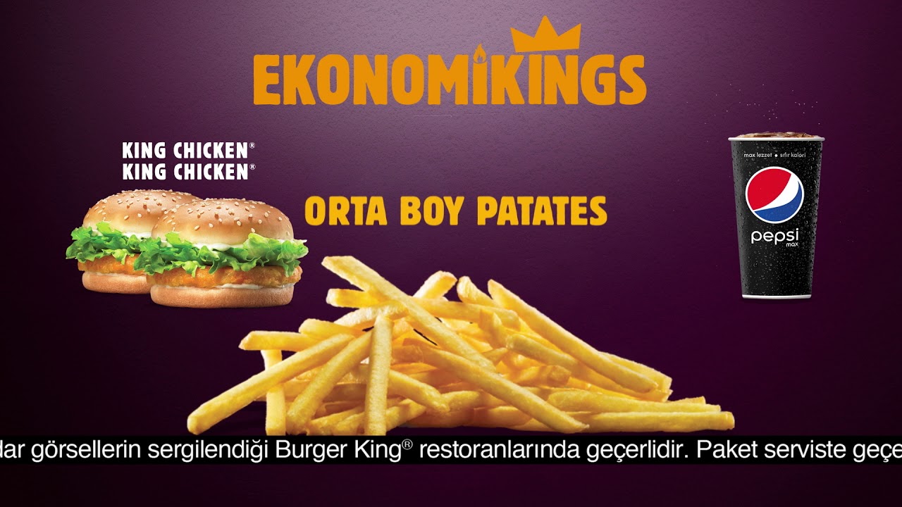 Burger King Onemle Doyurur 2 King Chicken Orta Boy Patates Ve Icecek Ile Sadece 14 50tl Youtube