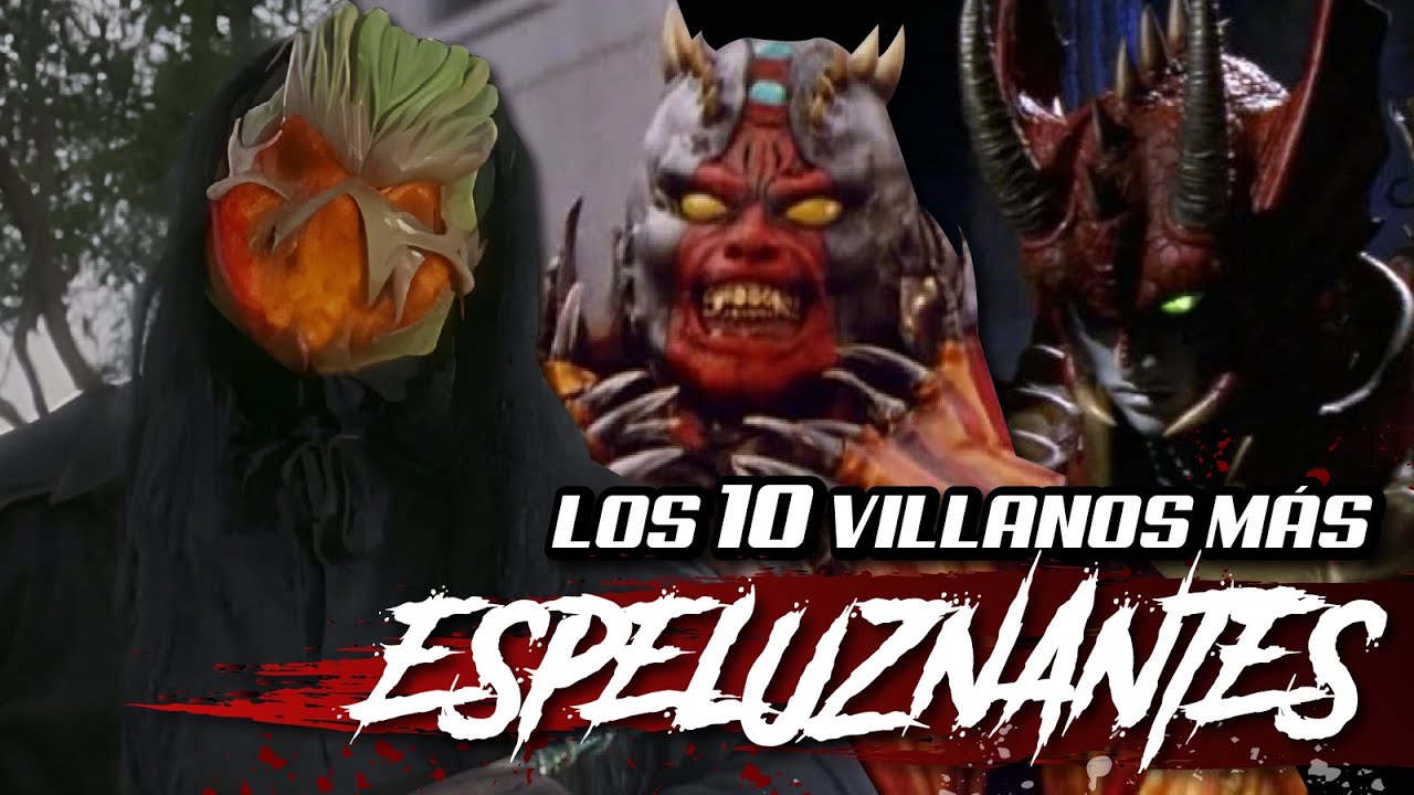 ⚡ LOS 10 VILLANOS MÁS ESPELUZNANTES EN POWER RANGERS 🧟‍♂️ ⚡ | Armando R.