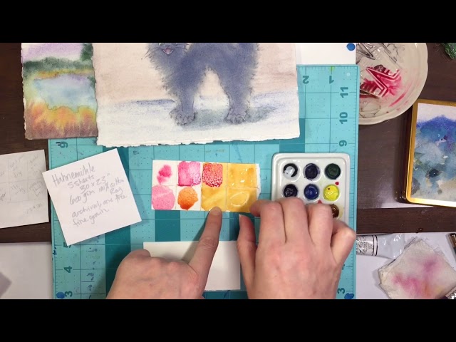 How to use paper for acrylic Painting : Painting Basics 