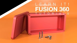 Fusion 360 for Beginners  Model a Box & Lid with Screws  InContext Design  Lesson 9