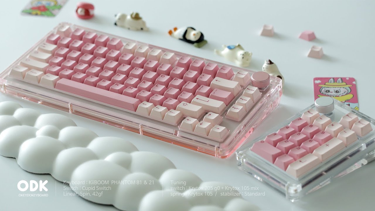 투명키보드 1티어 / 키붐 KiiBOOM Phantom 81 & 21