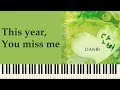 ♪ 단비 - Danbi (Sweet Rain): 올해도 니가 그리운 날 (This year, you miss me) - Piano Tutorial