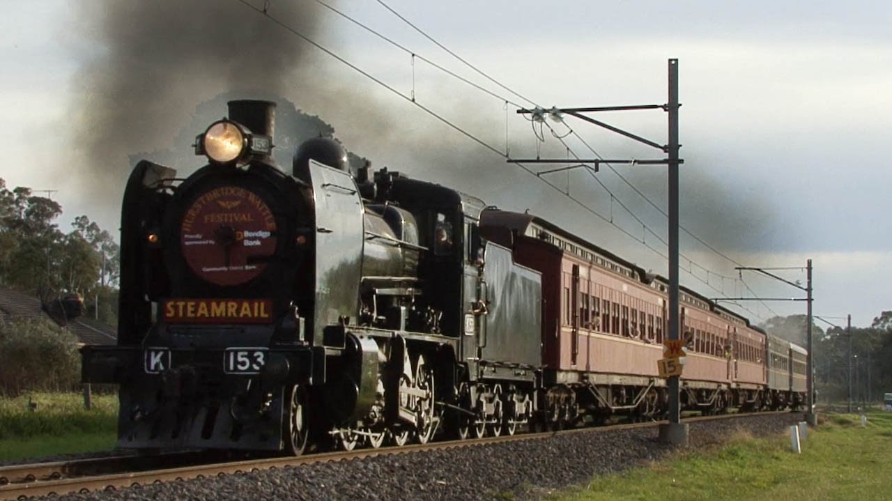 vgr 50 Steam Trains at the Wattle Festival: Trains Downunder