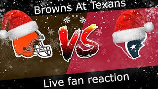 Browns vs Texans Live Fan Reaction | NFL week 16 (CHRISTMAS EDITION)