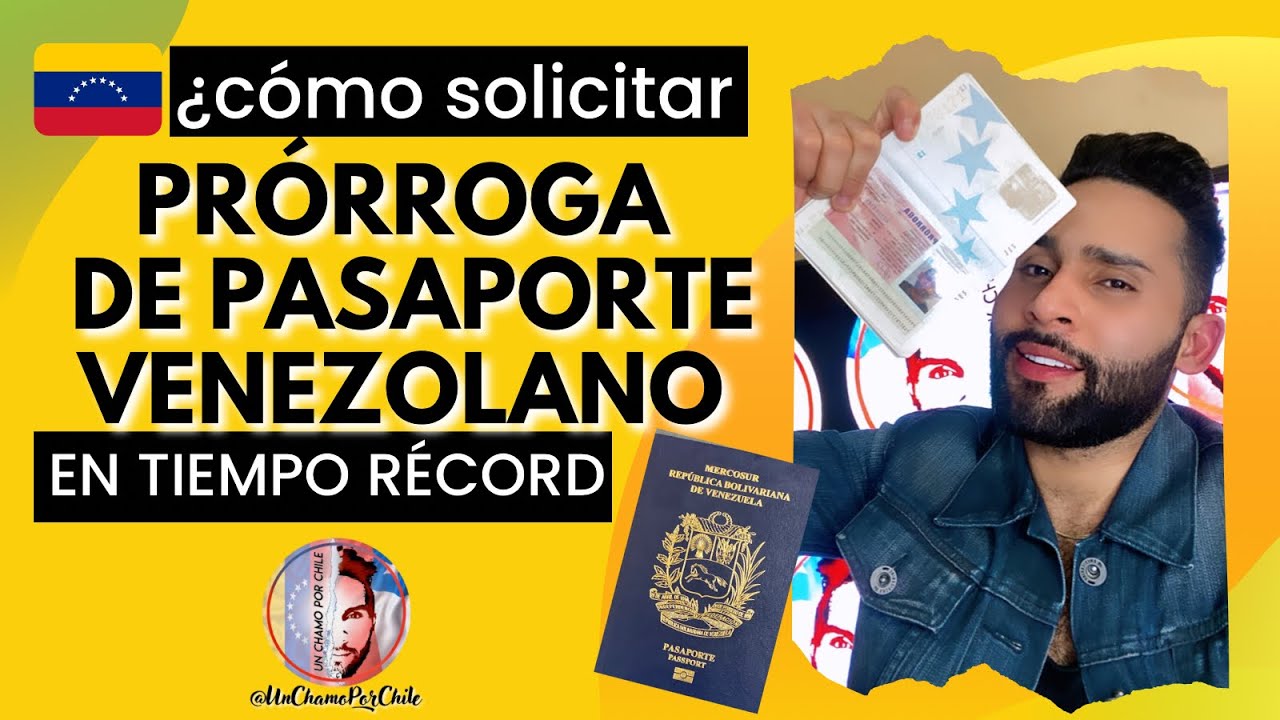 Cuanto cuesta la prorroga del pasaporte venezolano en españa