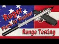 Ruger Mark IV Hunter &amp; Rugged Oculus 22 - Range Test