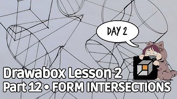 Drawabox Lesson 2: Part 12 Form Intersections - Day 2