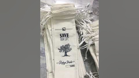 Túi vải bố muỗng đũa ống hút D&L