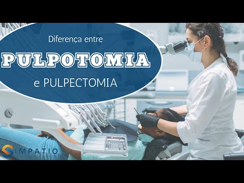 Vídeo: Pulpotomia e pulpectomia são a mesma coisa?