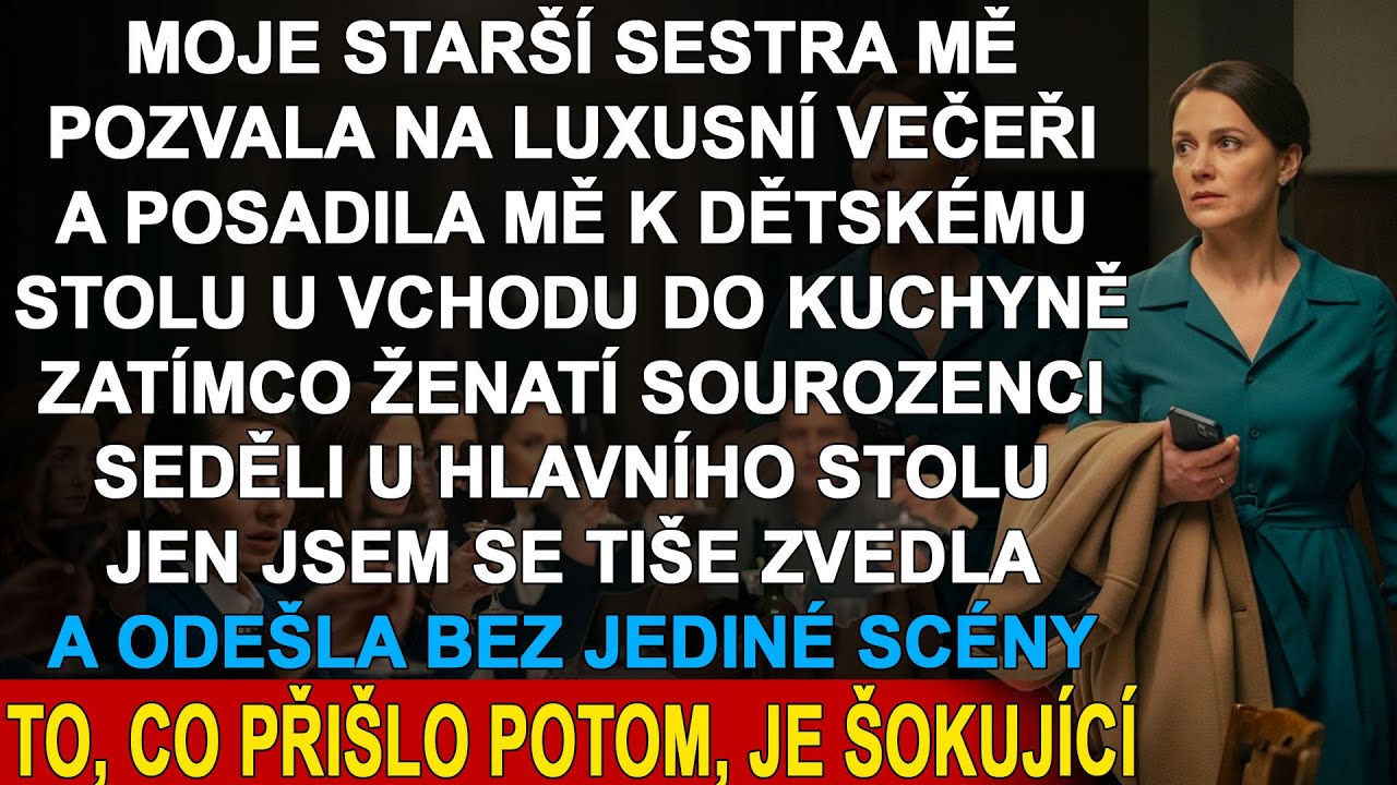 Luxusní večeře se změnila v ponížení zatímco ostatní slavili, já dostala plastový talíř pro děti
