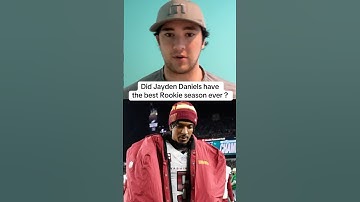 Did Jayden Daniels have the best Rookie season ever ?#jaydendaniels #commanders #eagles #nfl