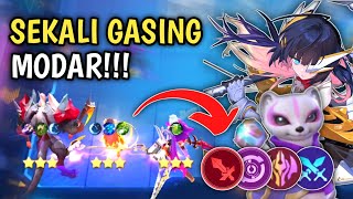 RUBY YUKI 3 DENGAN 4 SINERGI!! MODE HYPER CARRY NI BOS!! - MAGIC CHESS INDONESIA