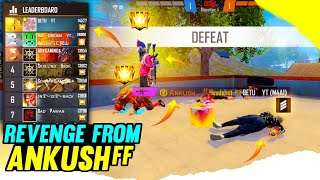 TOP 1 GLOBAL PLAYER IN MY GAME | ANKUSH FF IN MY MATCH | TEAM UP WITH ANKUSH FF | I KELLED ANKUSH FF