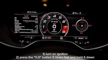 How to check the software version of Audi virtual cockpit