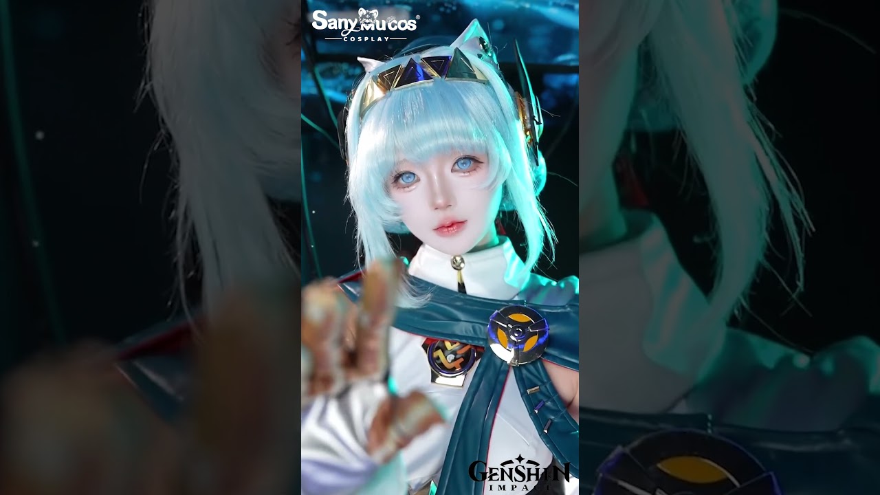 🛸☄Genshin Impact Cosplay Ineffa Cosplay Costume Premium Edition Showcase💙💙