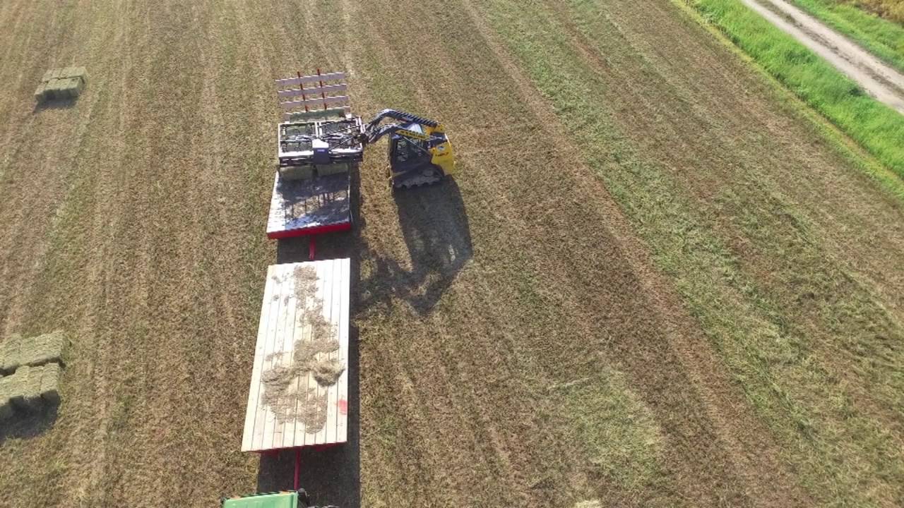 Baling Alfalfa Hay In NC YouTube