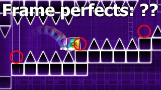 Every End With Frame Perfects Counter Geometry Dash
