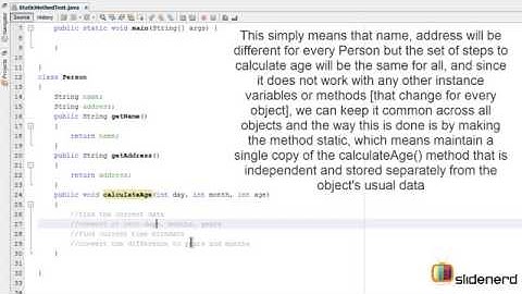 #45 Java Static Methods Example  Java Tutorial For Beginners HD 1080p