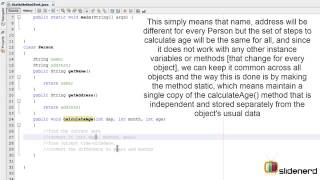 #45 Java Static Methods Example  Java Tutorial For Beginners HD 1080p