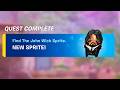 How to Find JOHN WICK Sprite in Fortnite Season 3!