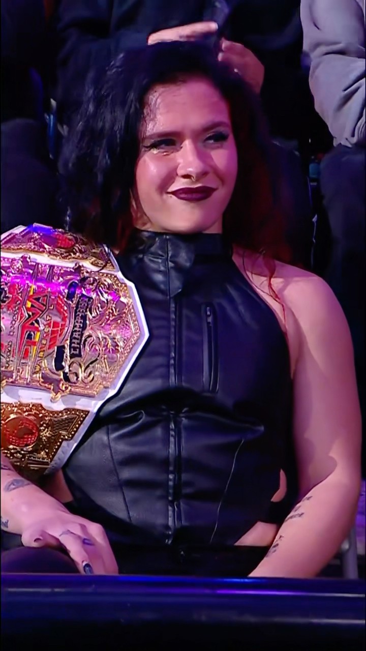 TNA Wrestling Knockouts Champion, Masha Slamovich is here! ? #WWENXT