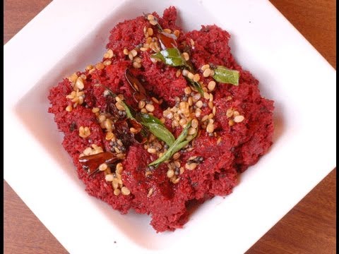 Beetroot Chutney - By VahChef @ VahRehVah.com | Vahchef - VahRehVah