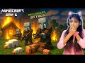 MINECRAFT DAY 6 - Villagers And Animals Were Hunted By Pillagers 😨 !!